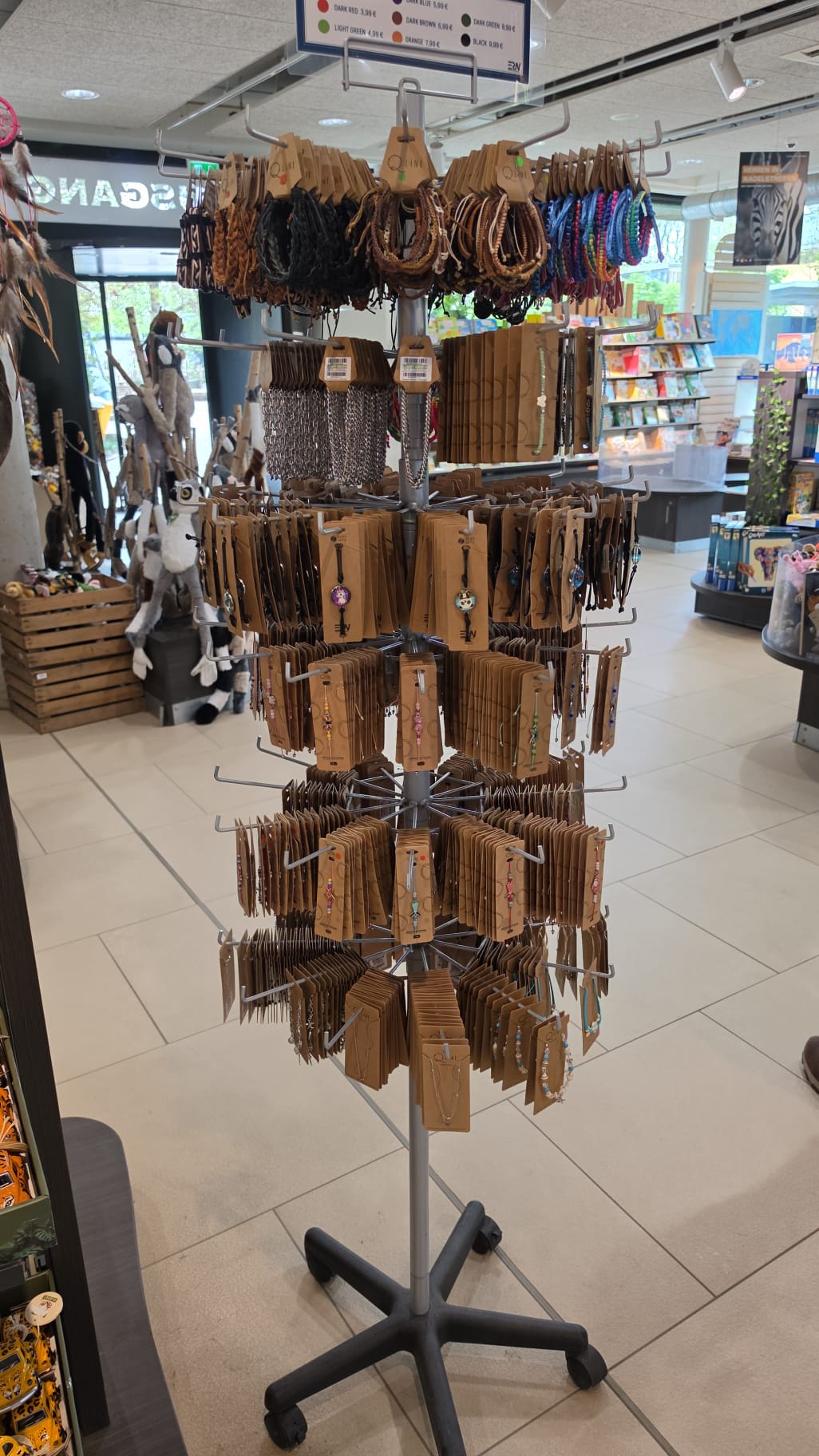 Traumfängerdisplay im Shop