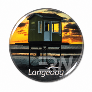 Individueller Magnet Langeoog Sonnenuntergang