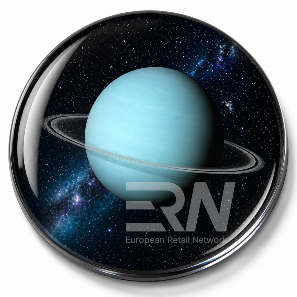 Glas-Arts Magnet mit Mars Motiv